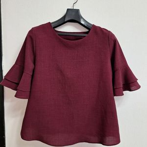 린넨 블라우스55ㅡ새옷수준