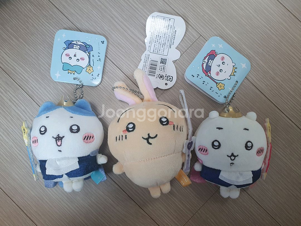 (새제품) 먼작귀 치이카와 하치와레 우사기 인형키링--0