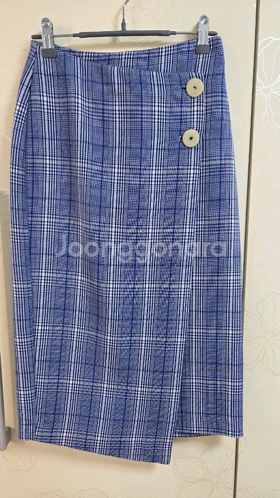 [택포 1.1만] 체크랩스커트--0