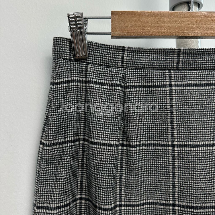 막스마라 스튜디오 하운드투스 체크 스커트--2