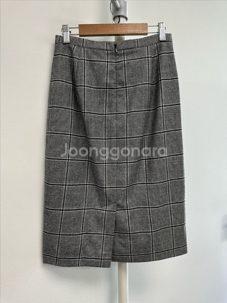 막스마라 스튜디오 하운드투스 체크 스커트--3