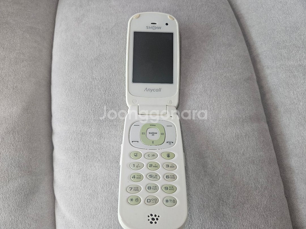 KT 조약돌폰 잼스톤폰 W9100 연두색--2