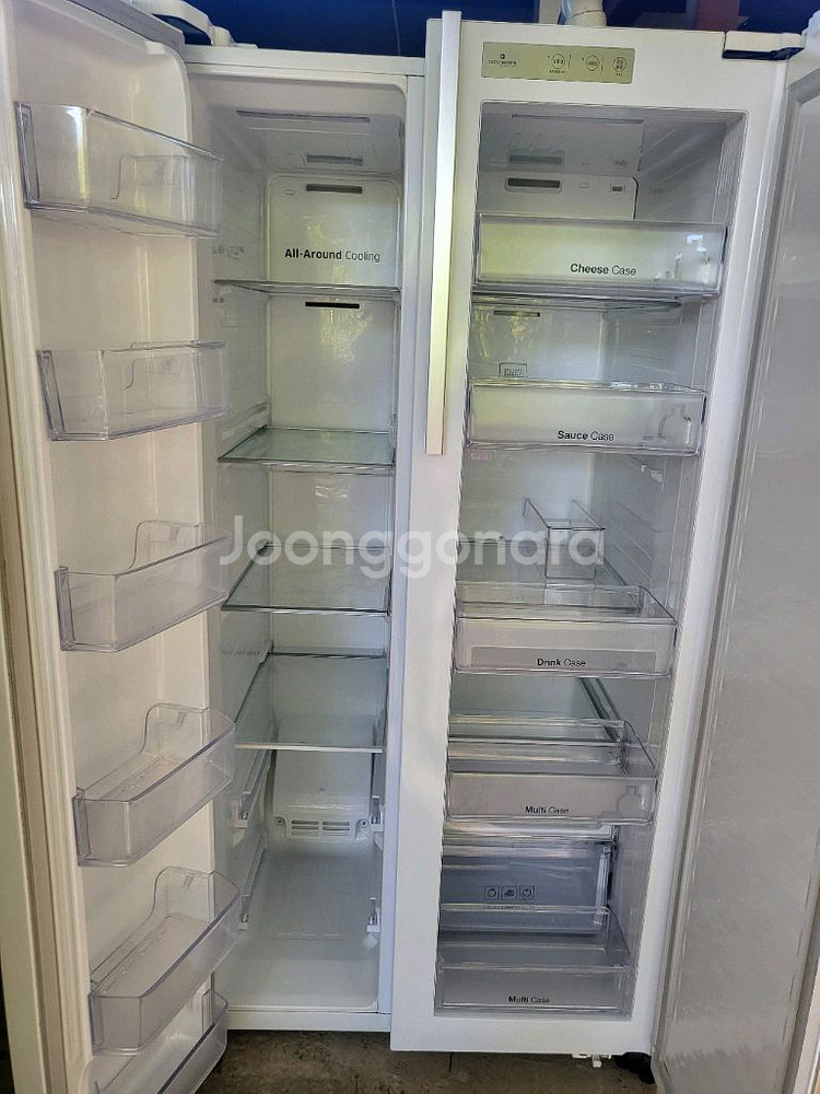 삼성지펠 831L 양문형 쇼케이스냉장고--1