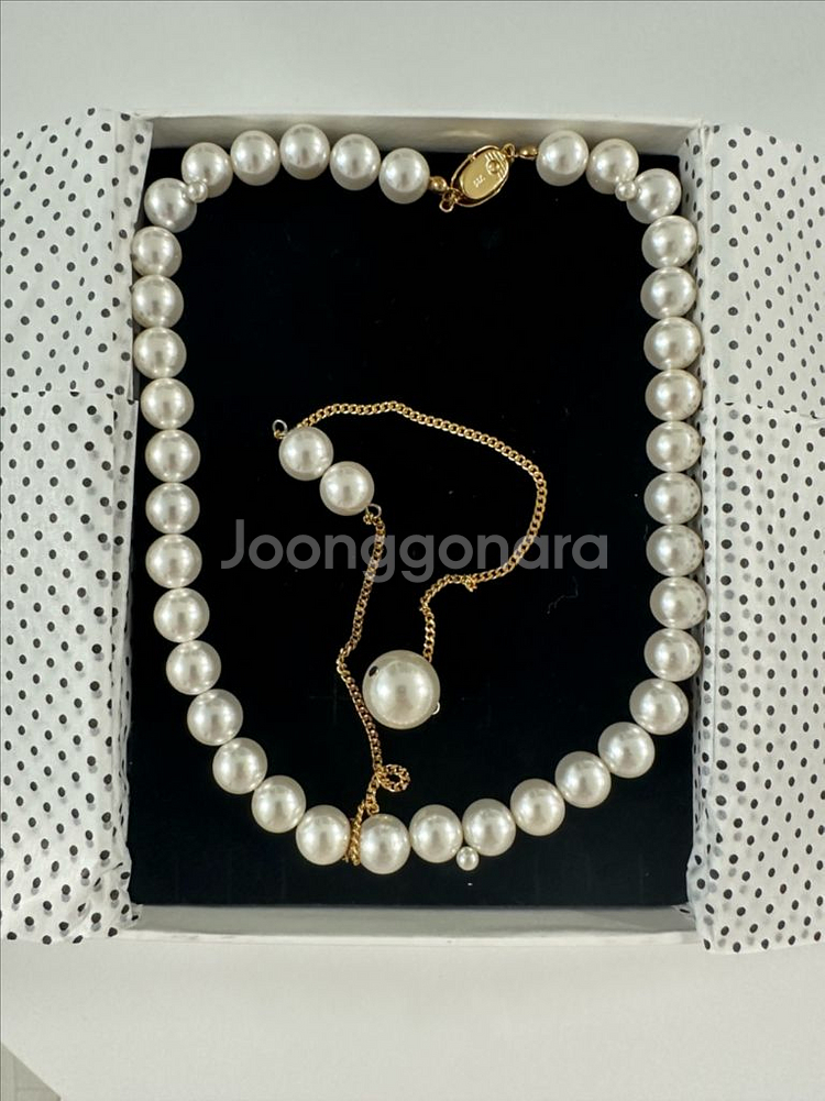 미니모어 진주목걸이--1
