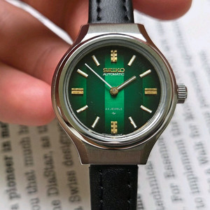 빈티지 세이코 그래픽 옴브레그린 다이얼 논데이트 오토매