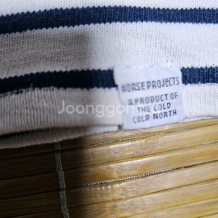 노스프로젝트 헤비코튼 마린반팔티97사이즈--3