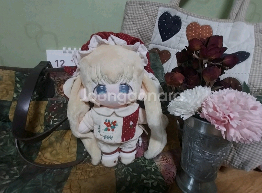 급처20cm 솜인형 옷장 드레스+티셔츠+슈트 일괄판매--5