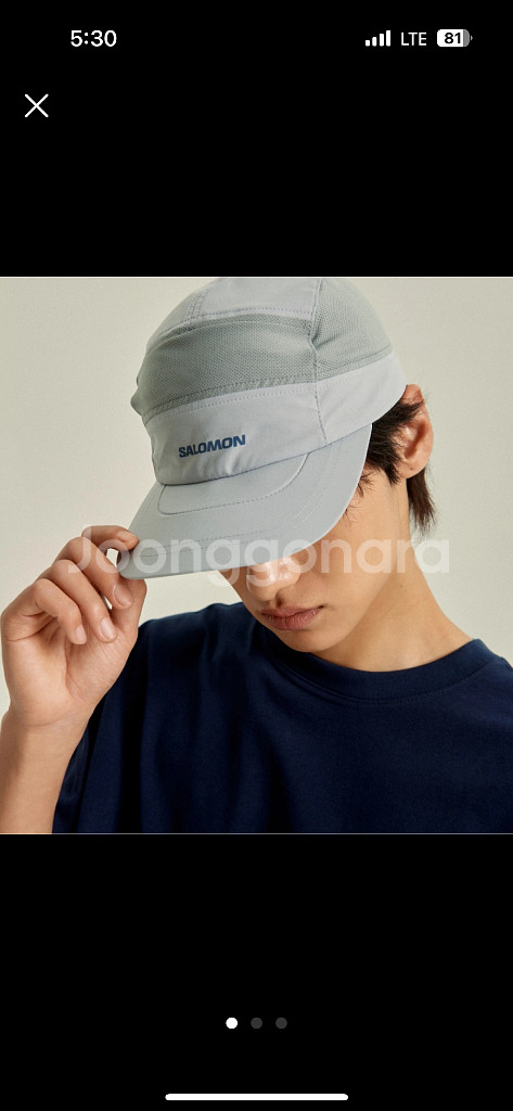 살로몬 모저 러닝 캡모자 새상품 다이나믹 러닝 캡_LC--1