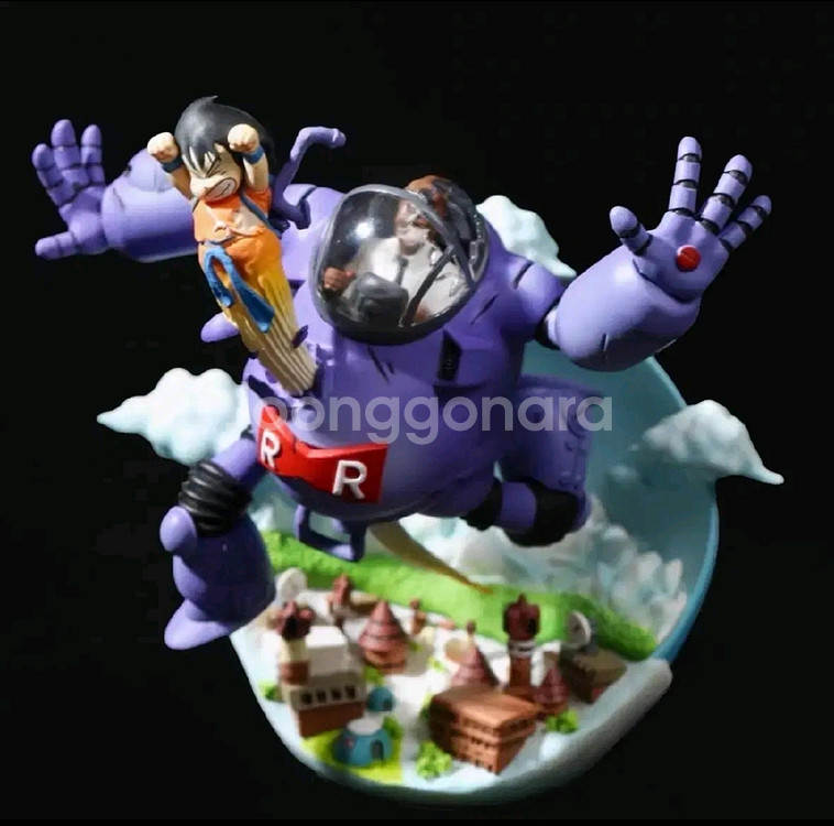 드래곤볼 레진 - 레드리본군 블랙 장군 로봇 격파 ---3