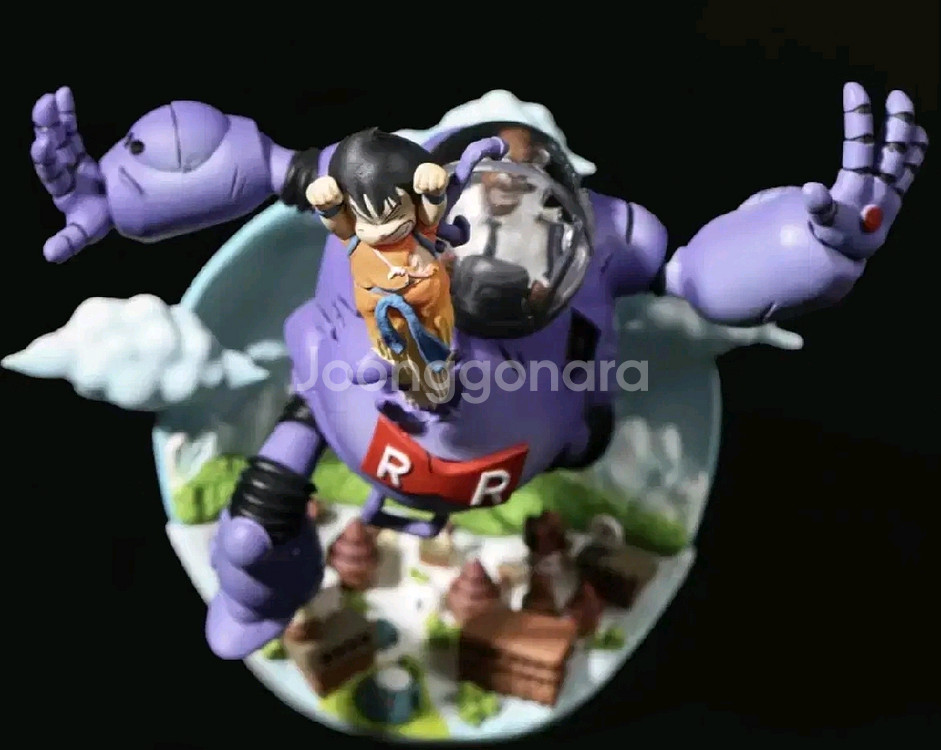 드래곤볼 레진 - 레드리본군 블랙 장군 로봇 격파 ---1