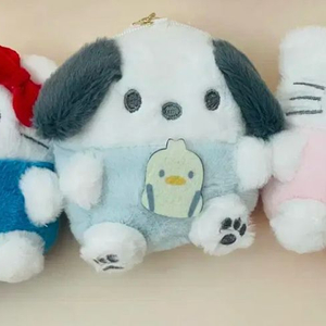 산리오 인형 동전지갑 키티 포차코