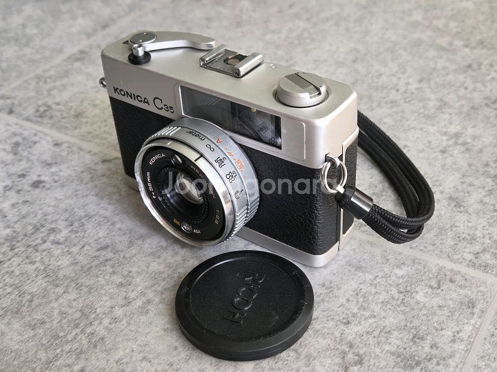 KONICA 코니카 c35 e&l 필름카메라--0