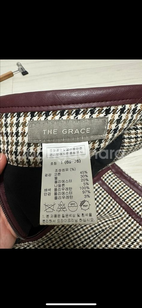 체크 스커트--3