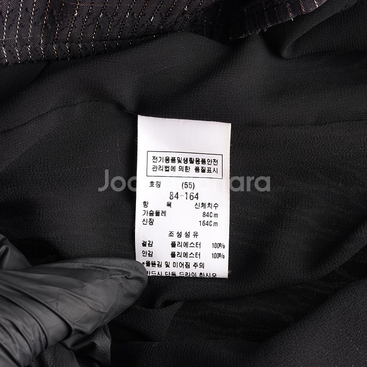 [S]모조에스핀 블랙 금사 골드버튼 스카프 더블 블라우--5