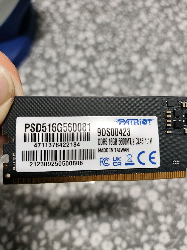 페트리어트 ddr5 5600 16x2 a다이 언락--1