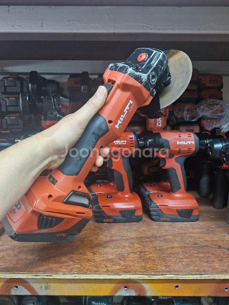 [HILTI]힐티충전그라인더 AG4S A22 속도조절--9
