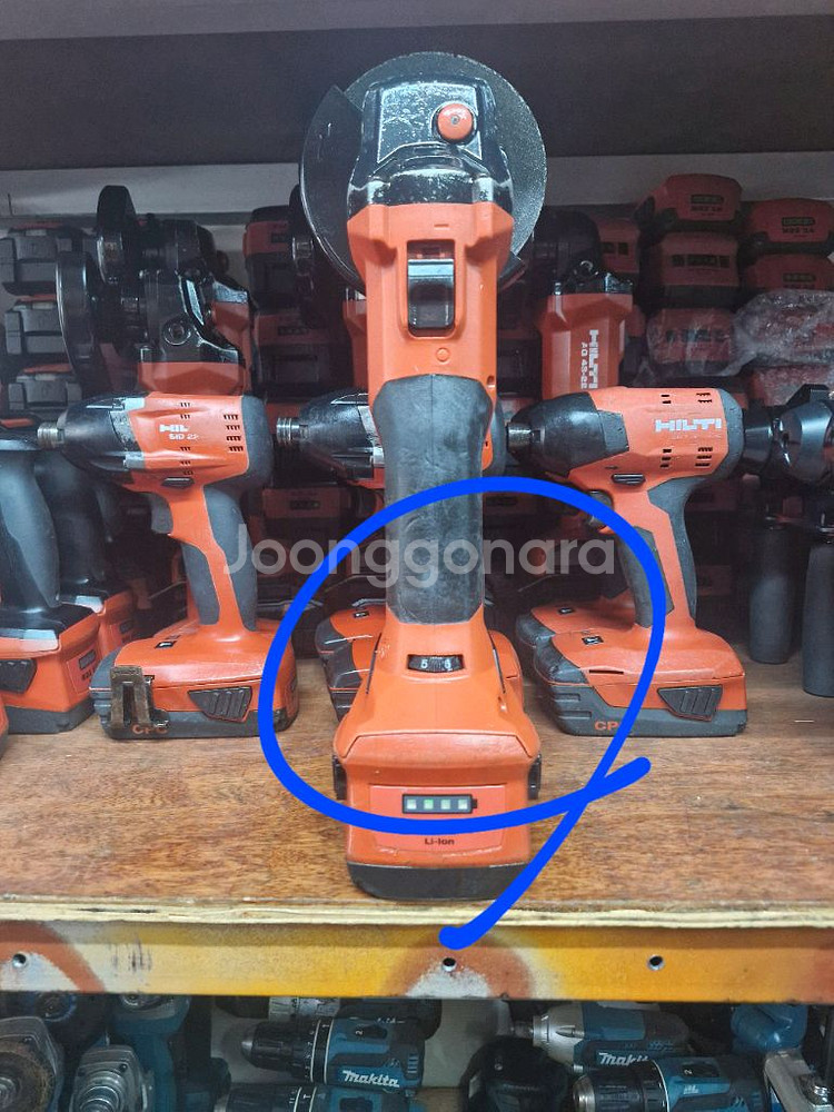 [HILTI]힐티충전그라인더 AG4S A22 속도조절--6