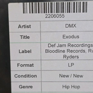 DMX EXODUS LP