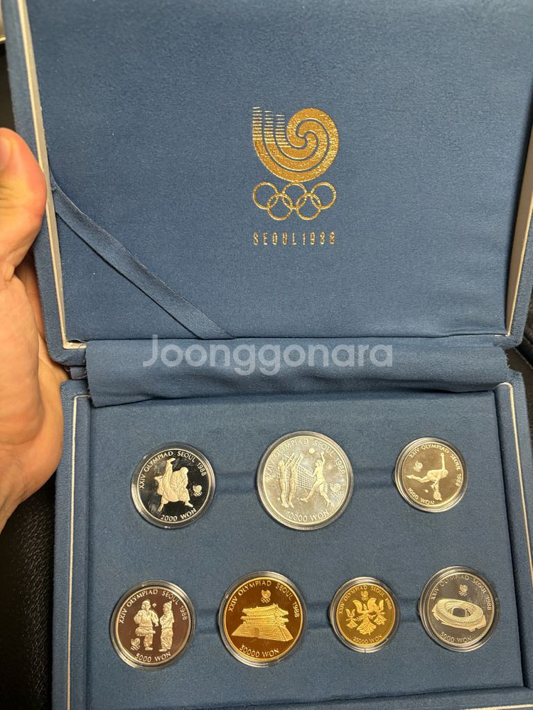 88올림픽 기념주화--0