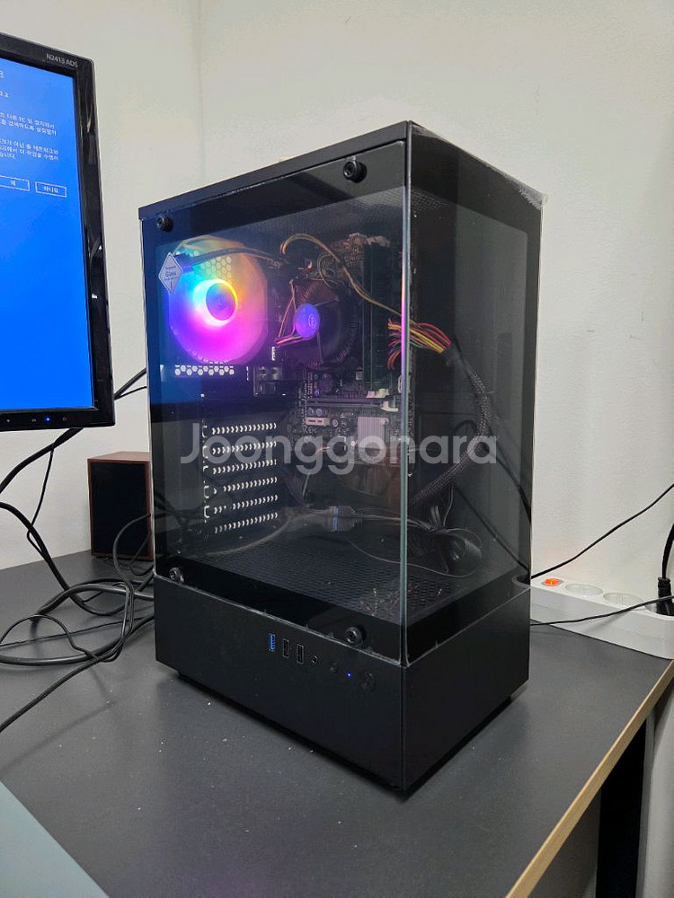 SSD 속도업 신품 케이스 조립pc 직거래 반값택배 가--0