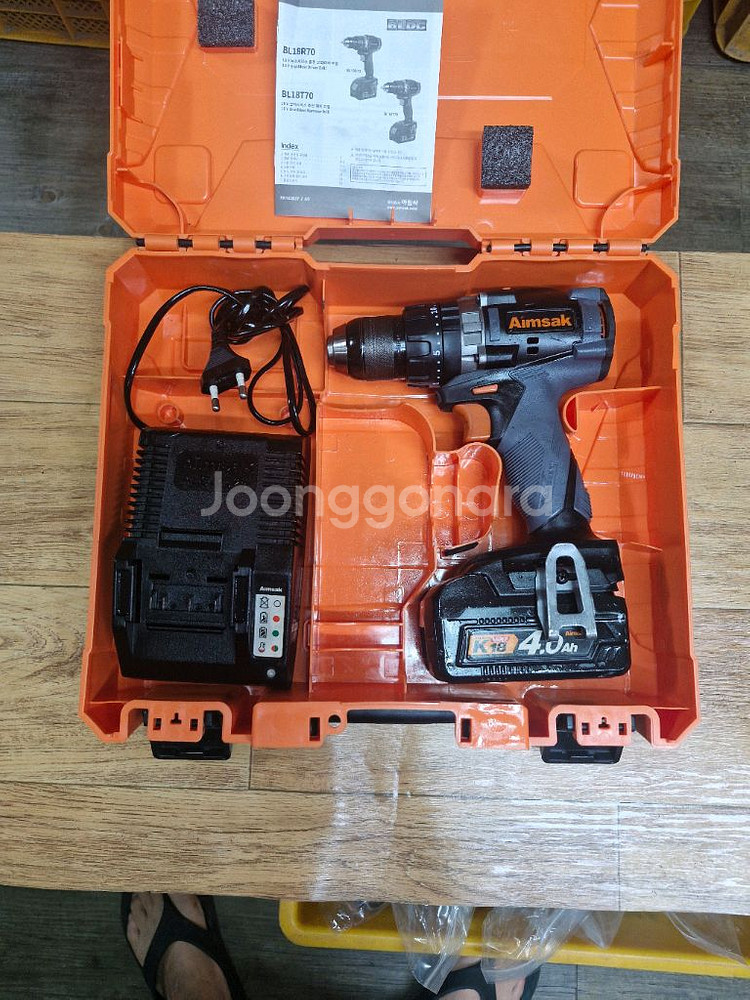 Aimsax아임삭충전함마드릴 BL18T70 충전임팩드릴--0