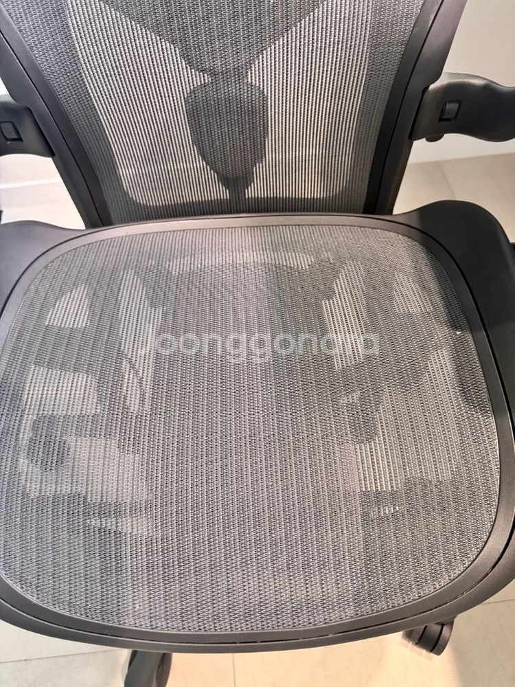 허먼밀러 뉴 에어론 B 풀체어 그래파이트--3