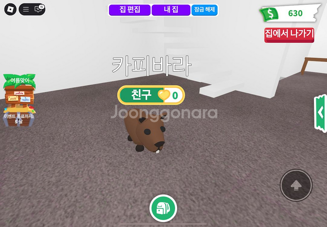 입양하세요 타는 카피바라--2