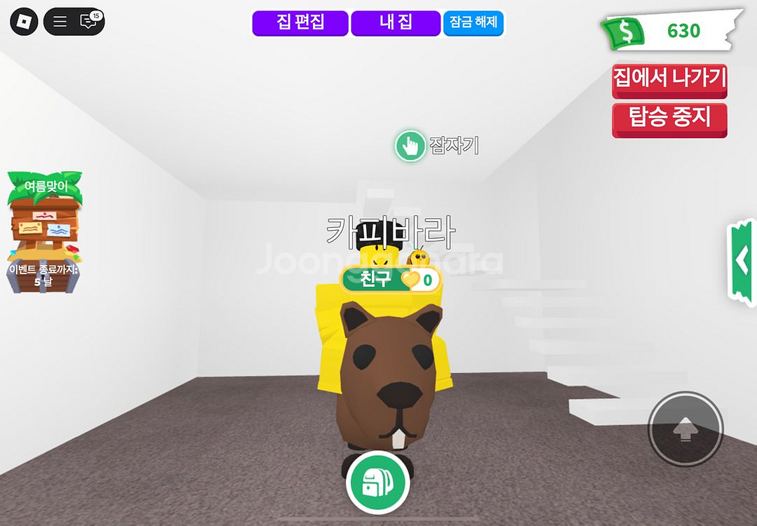 입양하세요 타는 카피바라--1