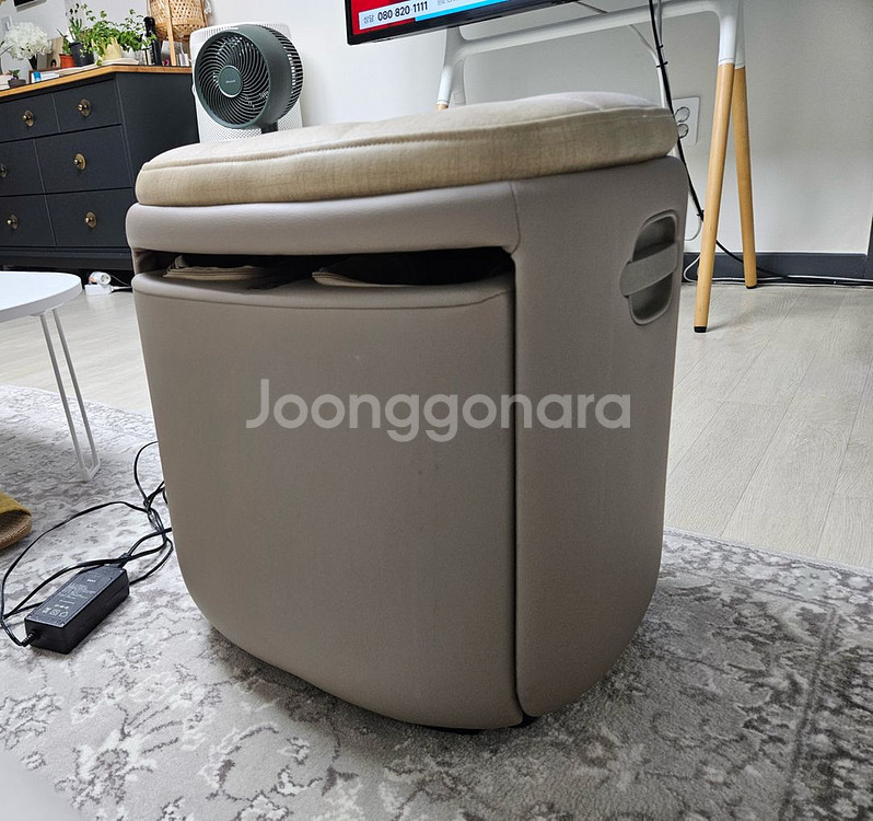 코지마 종아리발온열안마기 코지스툴 베이지 CMF-115--3