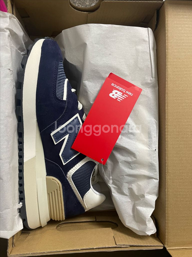 뉴발란스 574 레거시 네이비 렉쏘공 290mm--0
