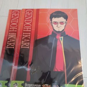 에반게리온 제일복권 쿠지 H상 클리어 포스터 겐도
