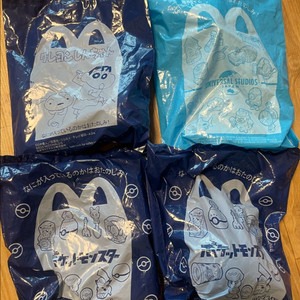 일본 해피밀 맥도날드 짱구 죠스 포켓몬 티라노