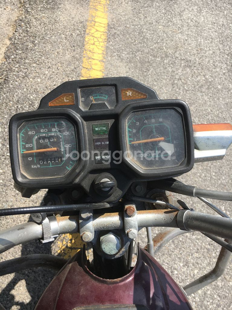 80년대 대림혼다 GL125 부품차 판매. 올드바이크--6