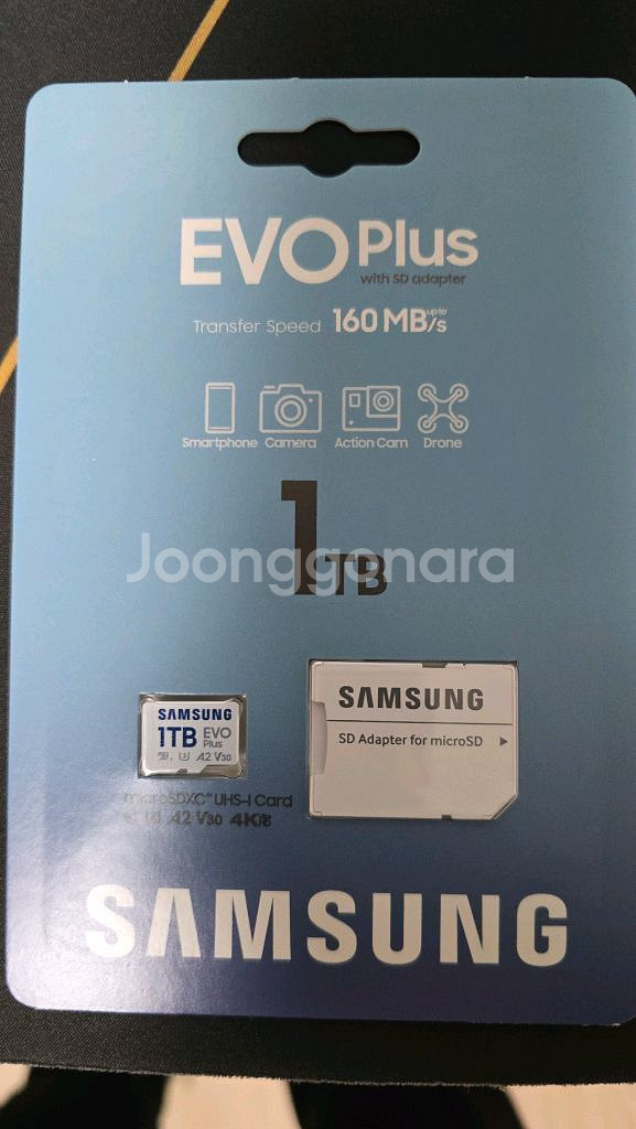 삼성 EVO Plus 1TB 마이크로 SD카드 새상품--0