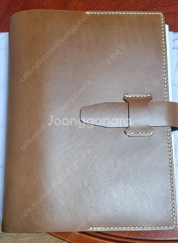 듀로가죽공방 부테로 탄색 가죽 다이어리 팝니다--0