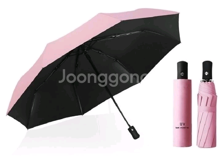 UV차단 3단 자동 양산 우산 1+1--9