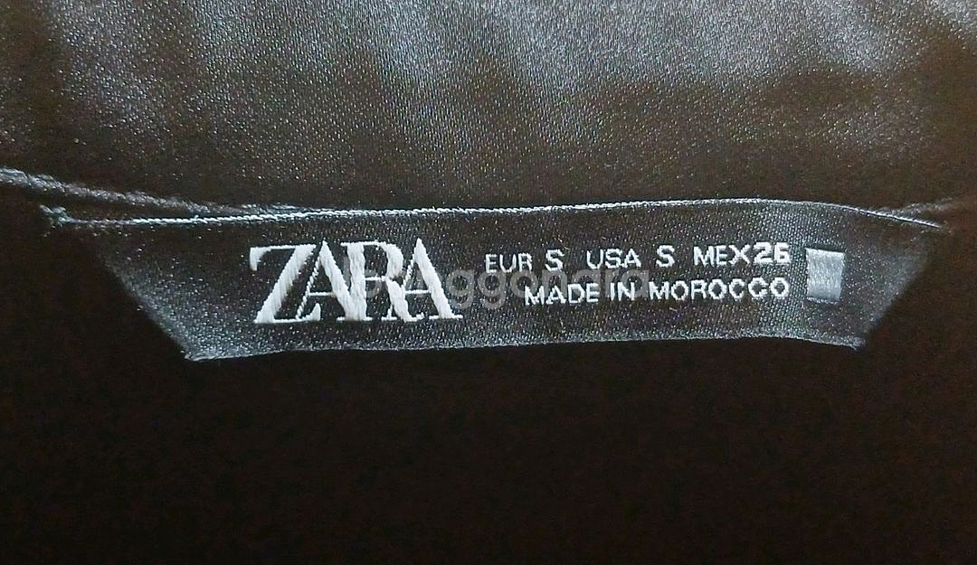 ZARA 자라 블랙 셔츠 원피스 S size--4