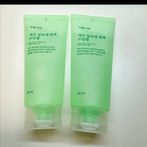 식물나라 제주 알로에 촉촉 수딩젤 2개