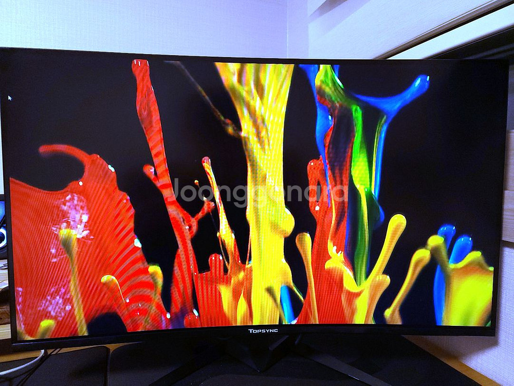 27인치 165hz 무결점 커브드 게이밍 모니터 급처--0