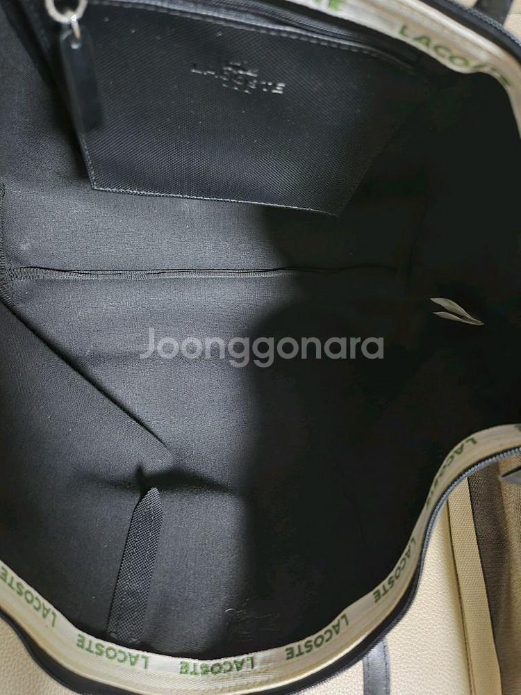 라코스테 쇼퍼백 (라지) 남여공용--4