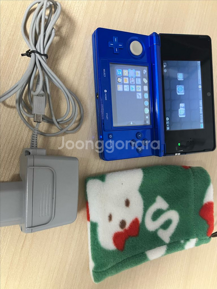 닌텐도 3ds 오리지널 블루 S급 (충전기 포함)--0