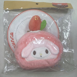 산리오 마이멜로디 디저트 딸기케이크 파우치 키링
