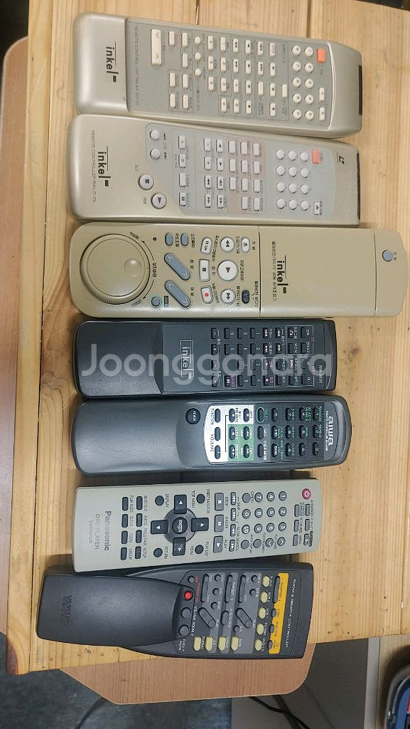 리모콘 7개(일괄)--0
