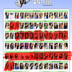 뉴진스 굿즈 포카 일괄 판매 드볼 드래곤 볼