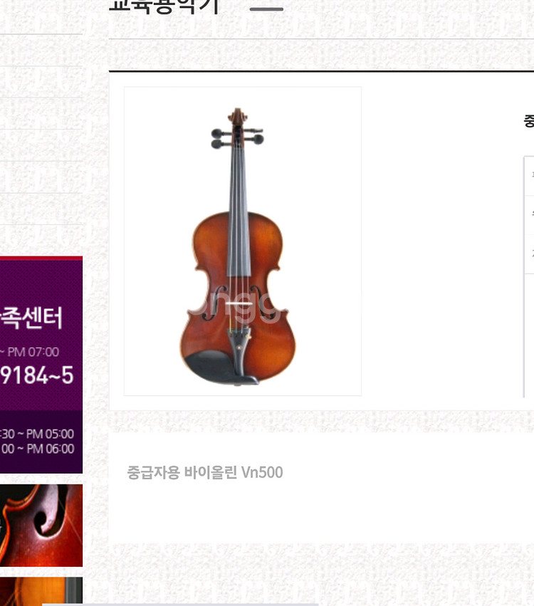 Lang string 중급자용 바이올린 4/4 사이즈--5