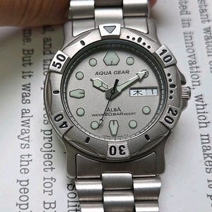 레어] 빈티지 세이코 알바 아쿠아기어 스파클 회판 한자