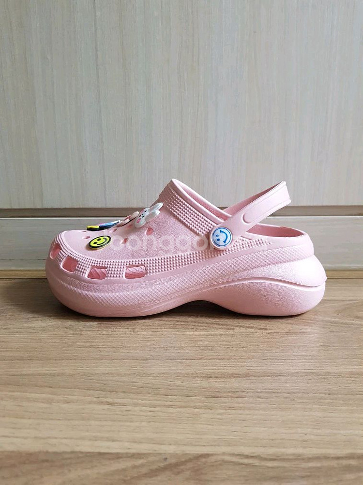 통굽 슬리퍼 샌들--0