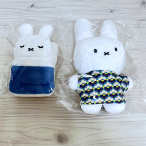 일괄) 미피 잠자는 인형 키링 + 꽃무늬 키링 인형