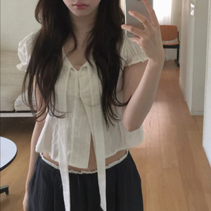 에이블리 모디무드 블라우스 화이트