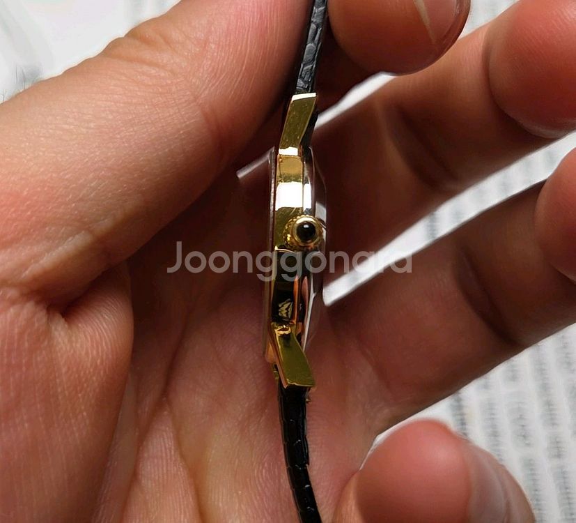 빈티지 오메가 드빌 오리지널 샴골판 수동 메커니컬 여성--8